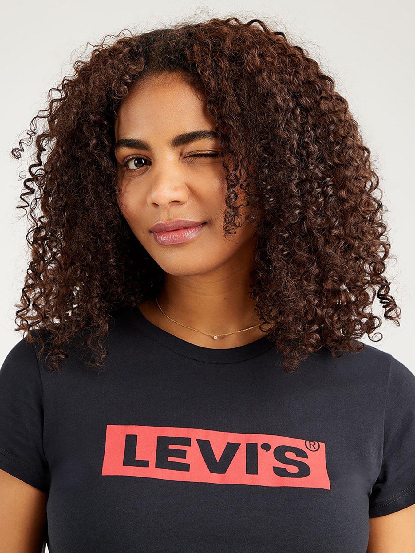 Levis black hotsell t shirt women