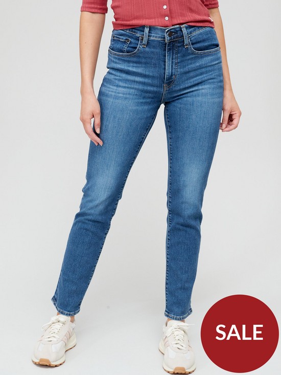 front image of levis-724trade-high-rise-straight-jean-blue-wave-mid