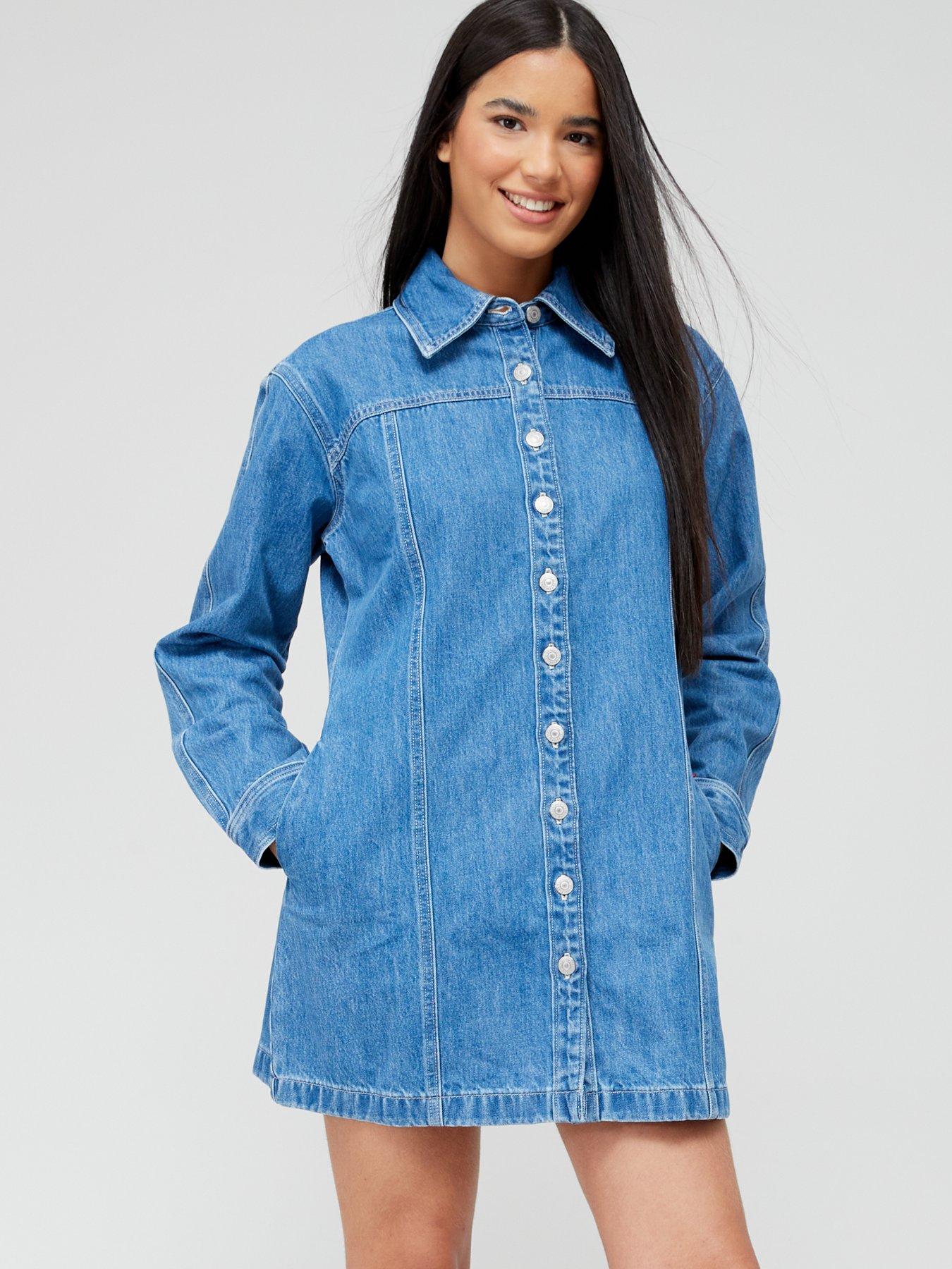 undefined Shay Denim Dress - Old 517 Blue X