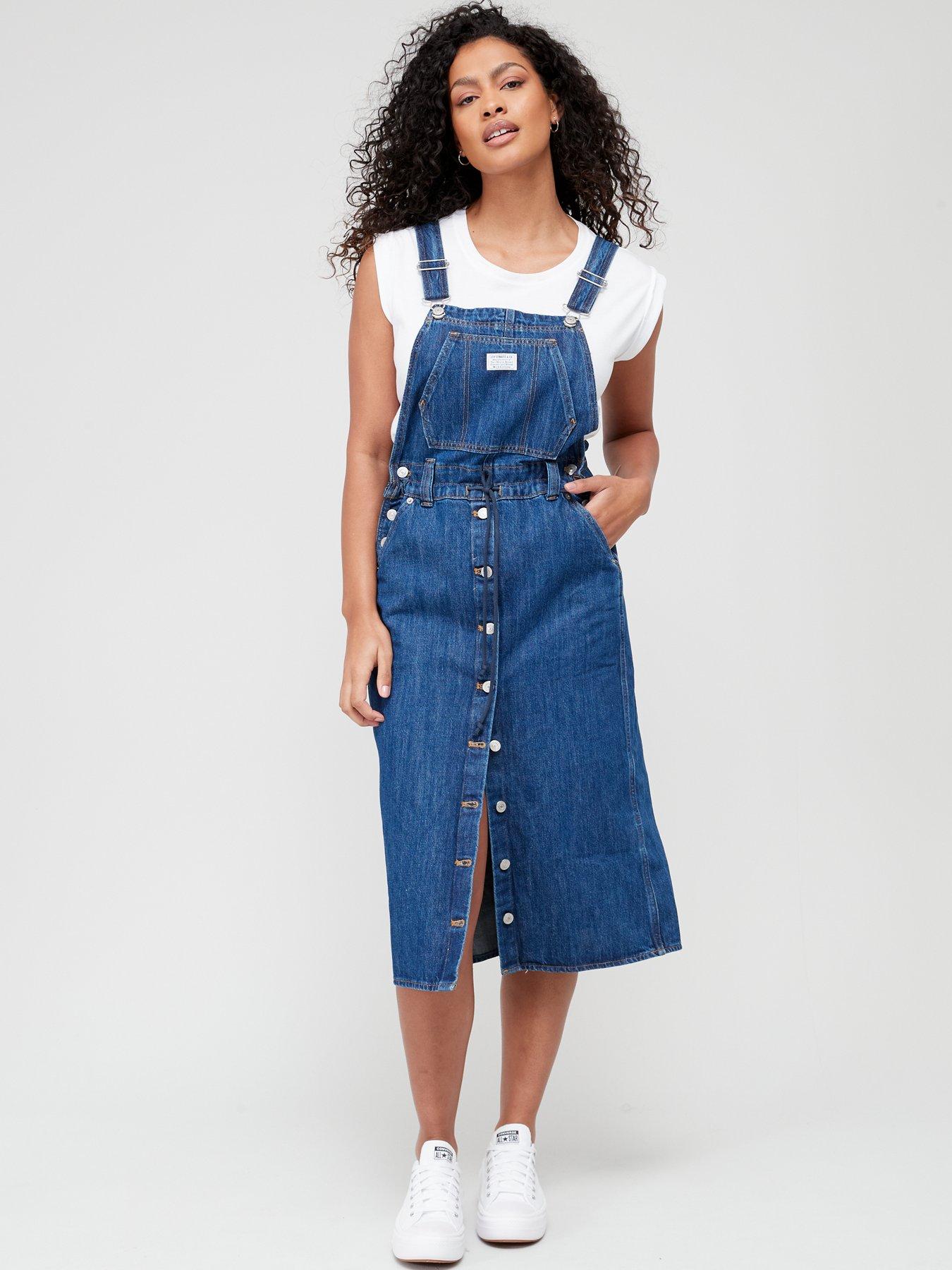 levis dungaree dress