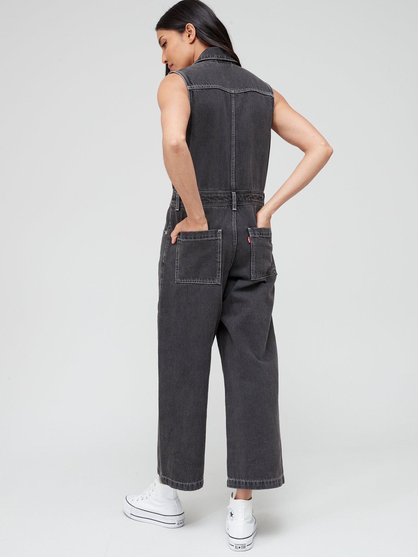 Sleeveless Denim Jumpsuit - Thank You Very Little