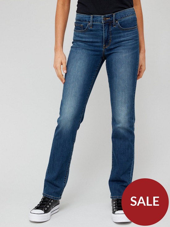 front image of levis-314trade-shaping-straight-jean-blue