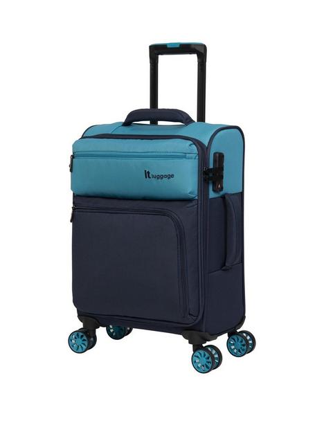 it-luggage-duo-tone-cabin-capridress-blues-8-wheel-suitcase