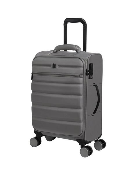 it-luggage-census-cabin-grey-skin-8-wheel-suitcase