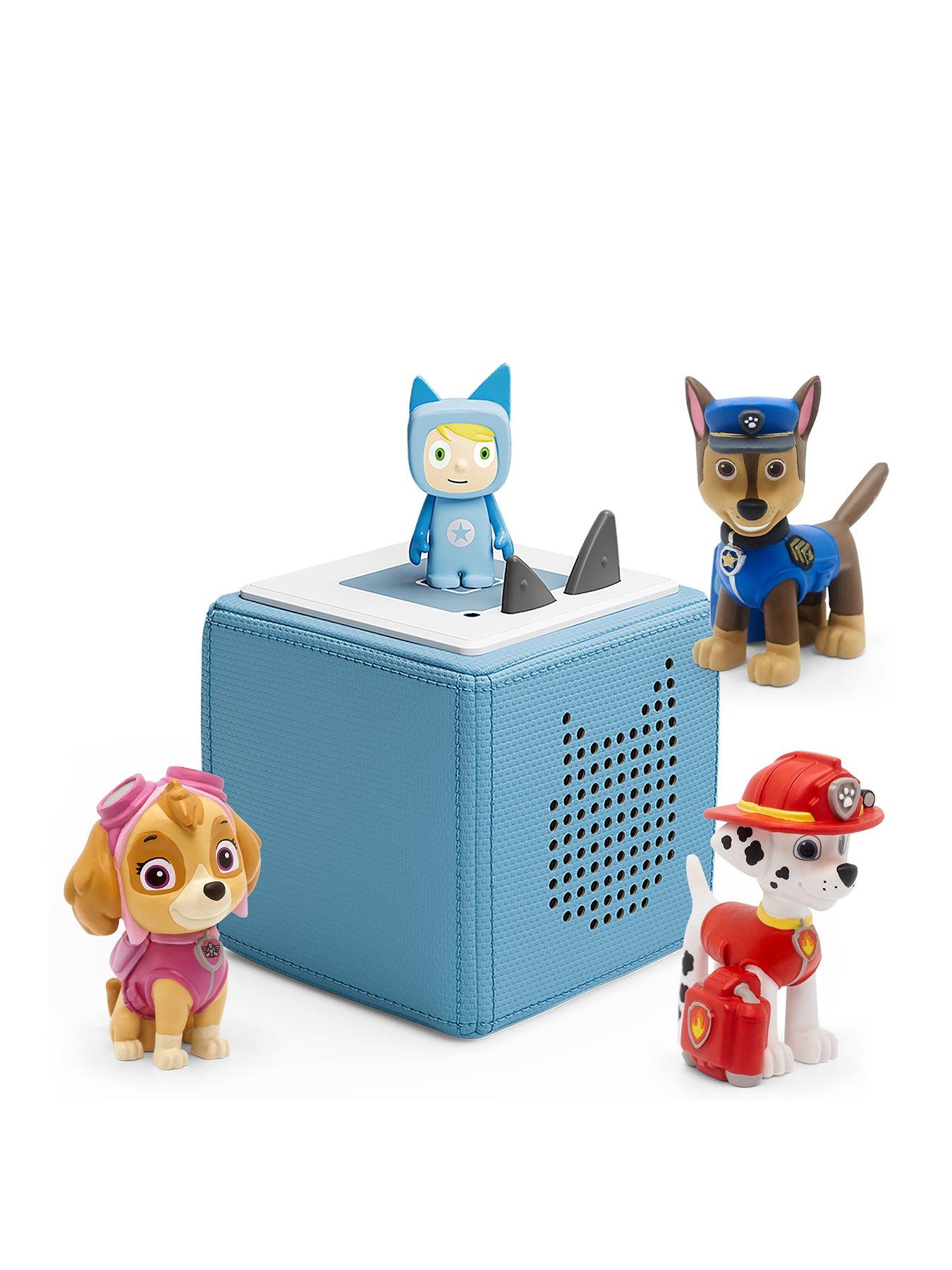 Tonies Toniebox Starter Set Blue + Paw Patrol Chase, Marshall & Skye ...