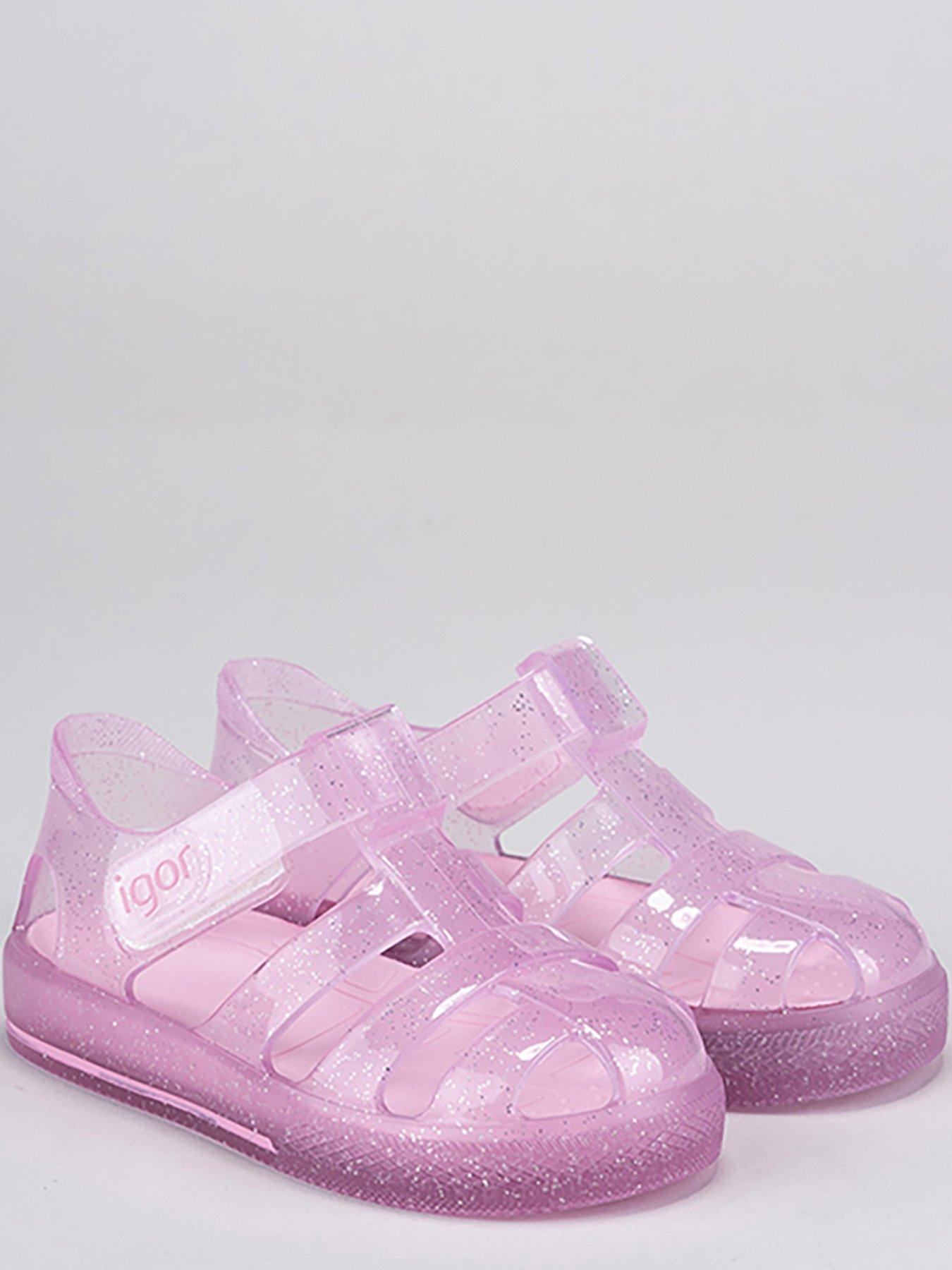 back image of igor-star-glitter-jelly-sandal-multi
