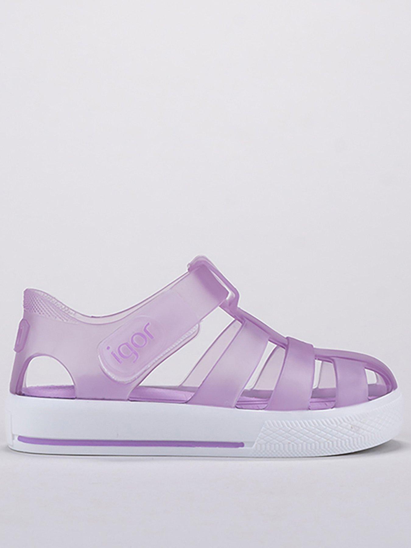 undefined Star Jelly Sandal - Purple