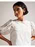  image of ted-baker-eliiy-boxy-fit-puffed-sleeve-top-white