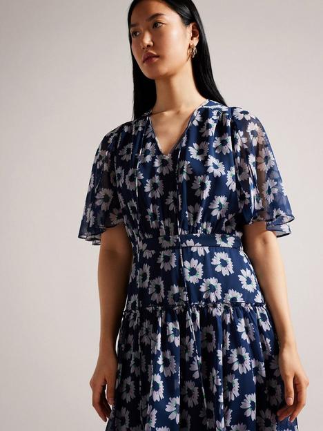 ted-baker-marllee-fit-and-flare-tiered-midi-dress-blue