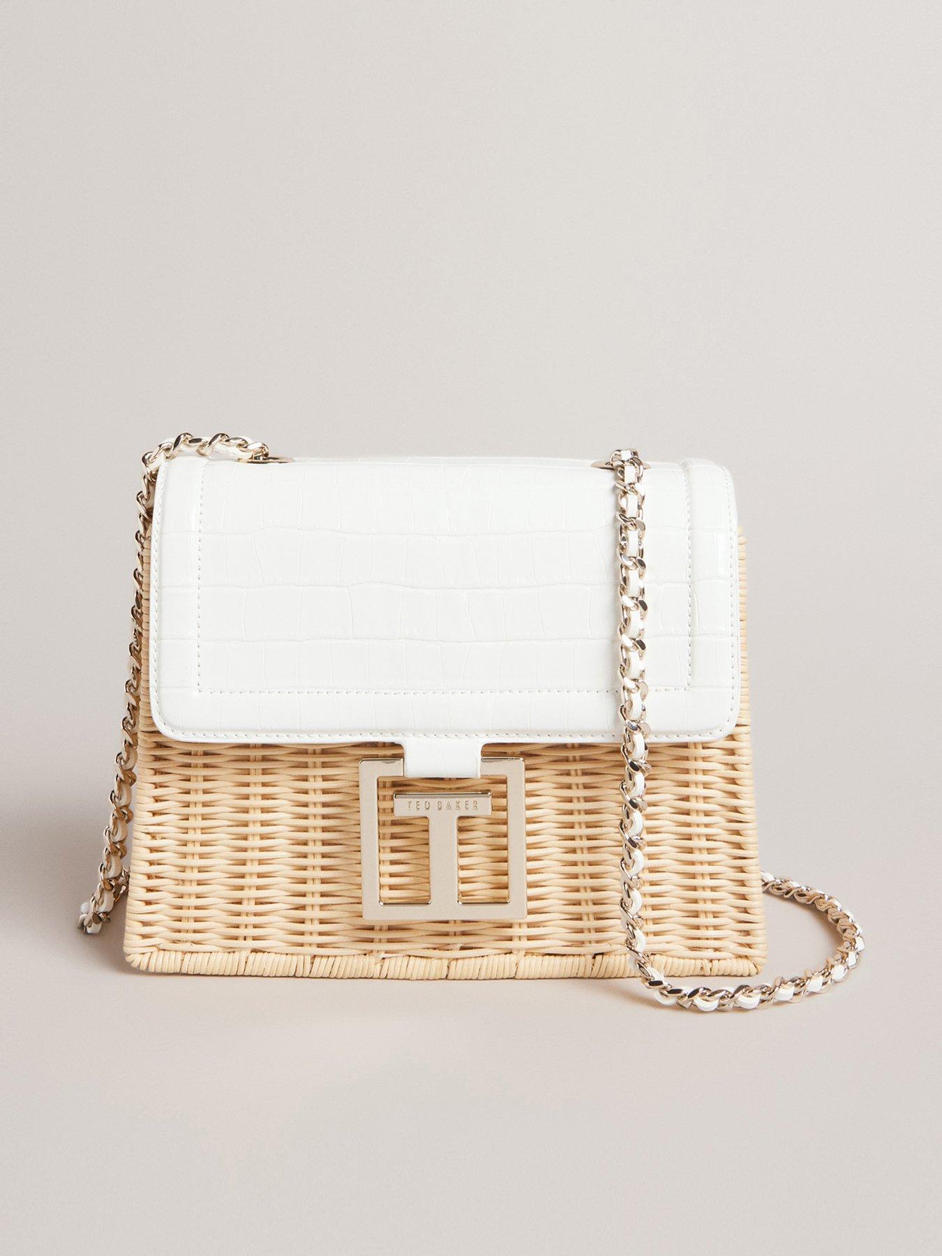 front image of ted-baker-jaylisi-imitation-croc-basket-bag