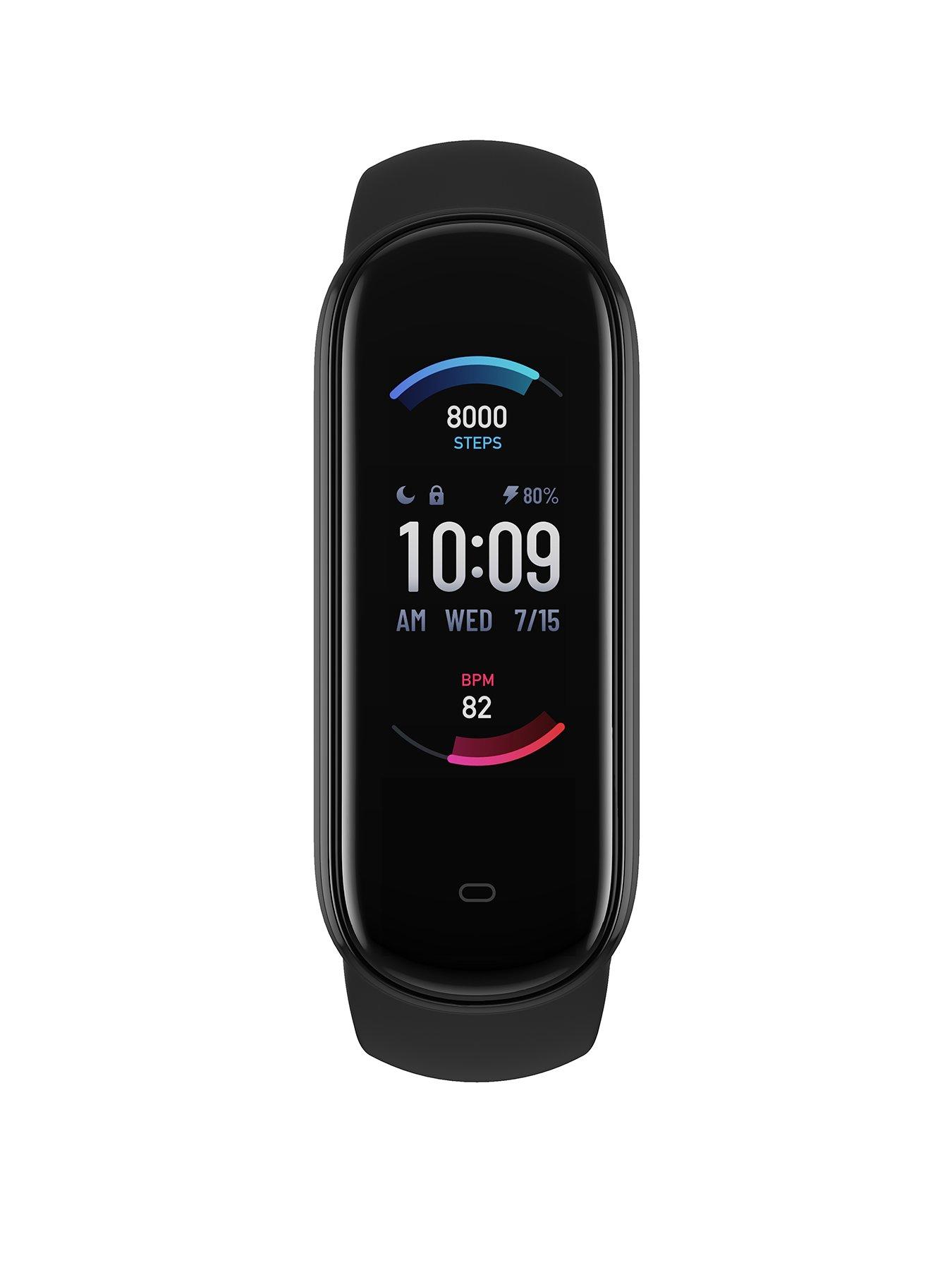 front image of amazfit-band-5-black