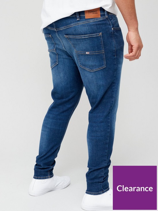 stillFront image of tommy-jeans-big-amp-tall-simon-skinny-jean-dark-wash