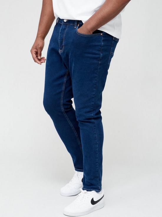 front image of tommy-jeans-big-amp-tall-scanton-slim-jean-ag6255-dark-wash-blue