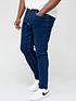 image of tommy-jeans-big-amp-tall-scanton-slim-jean-ag6255-dark-wash-blue