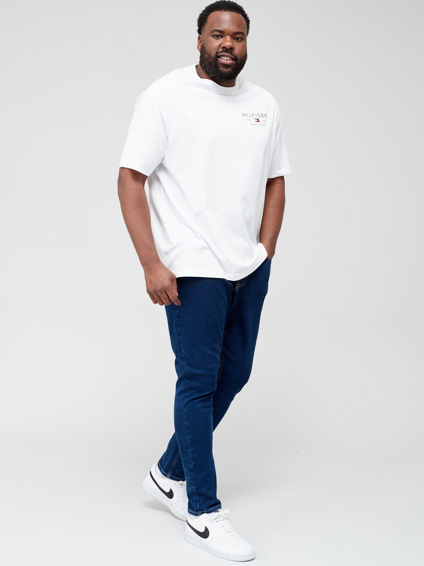  image of tommy-jeans-big-amp-tall-scanton-slim-jean-ag6255-dark-wash-blue