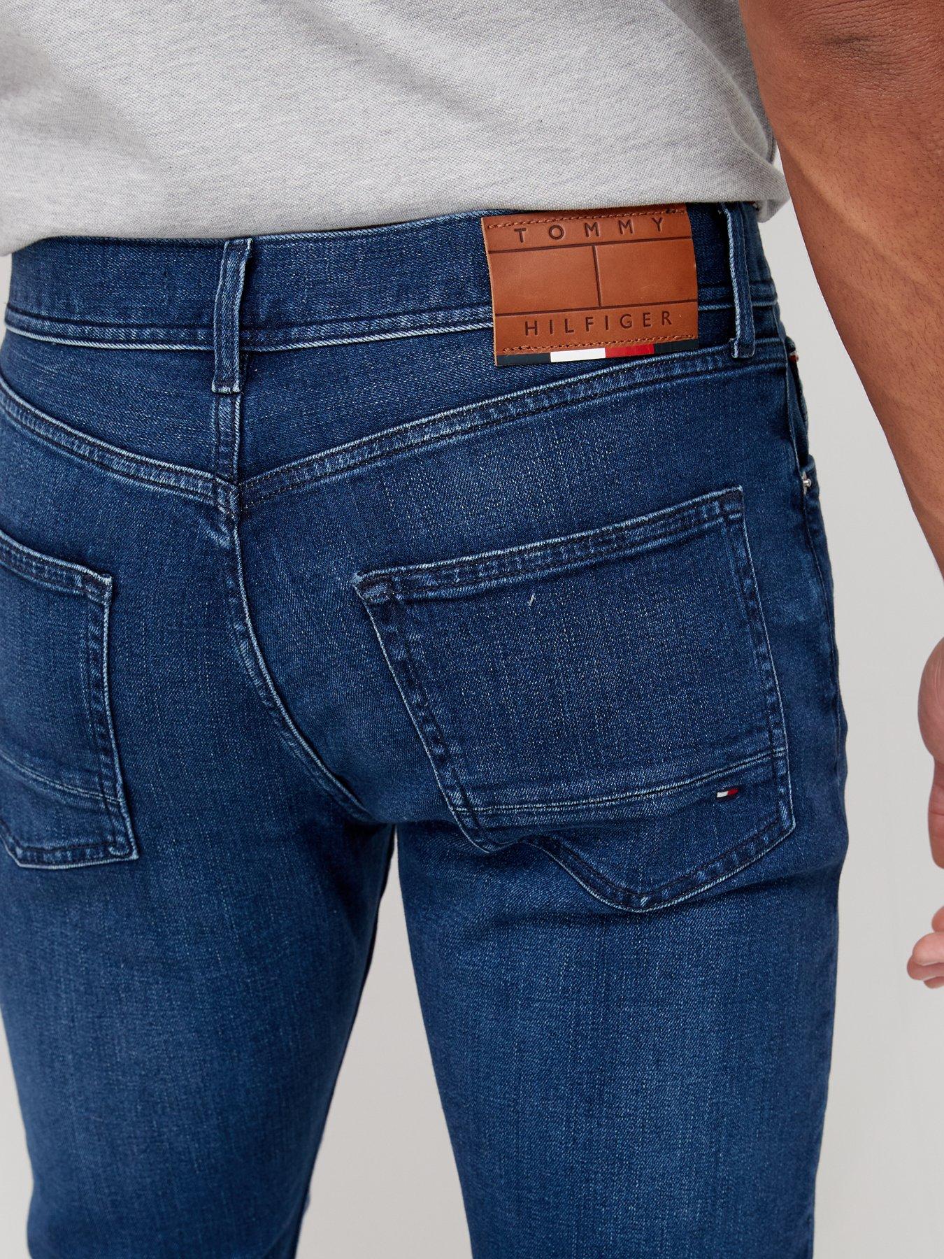  image of tommy-hilfiger-tapered-houston-jean-pstr-corley-ind-indigo