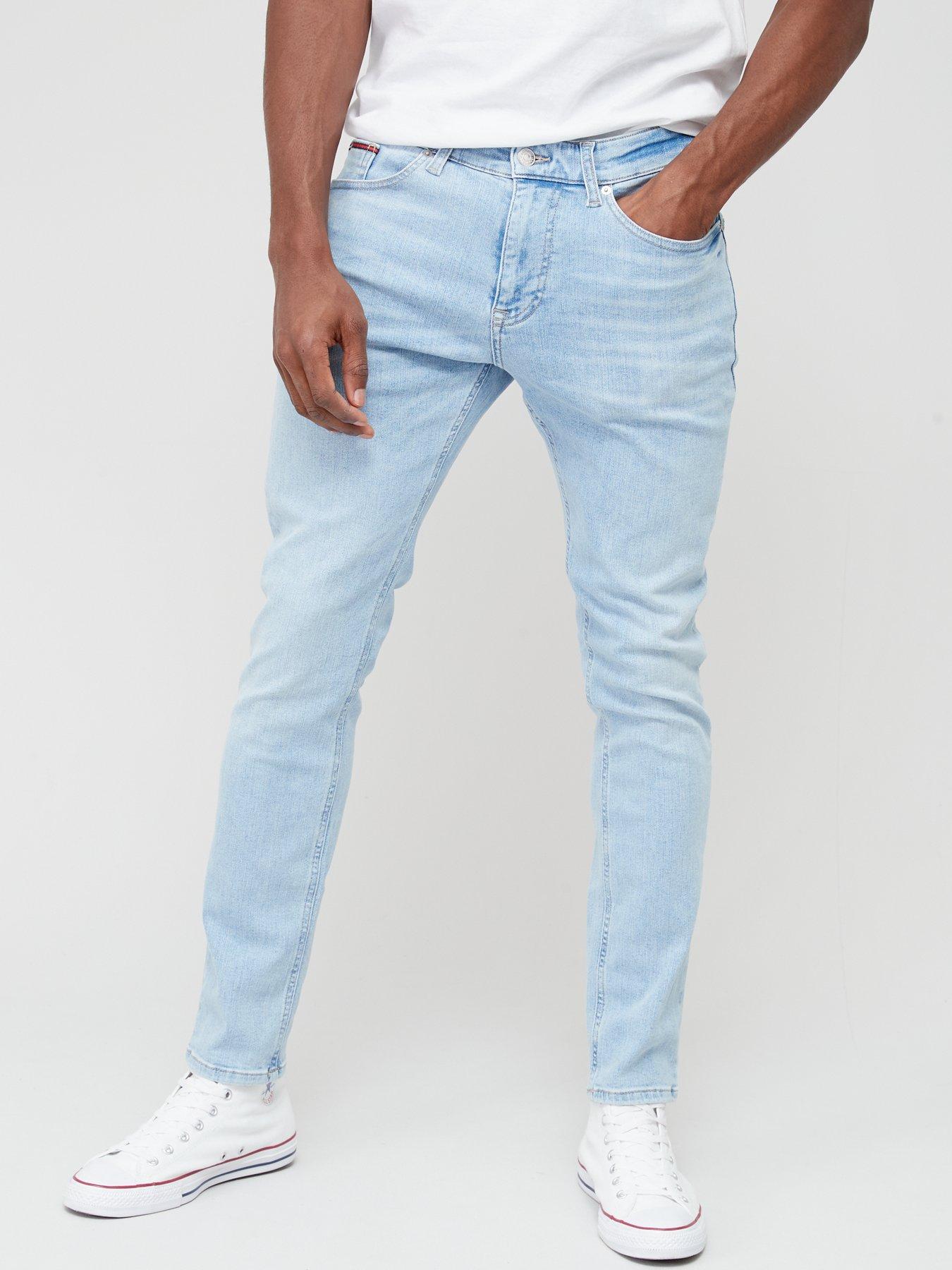  image of tommy-jeans-scanton-slim-jean-bg1219-light-wash-blue