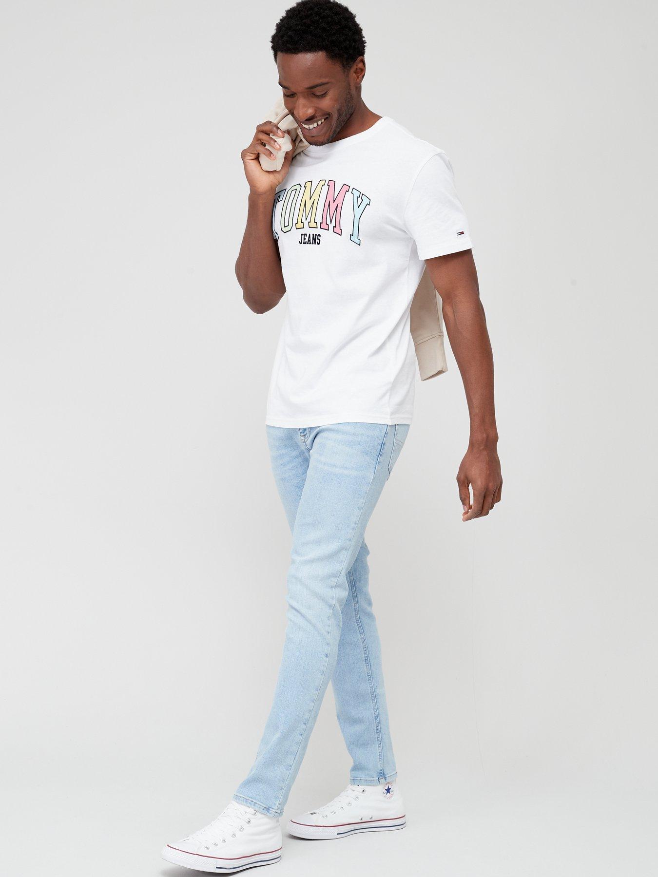  image of tommy-jeans-scanton-slim-jean-bg1219-light-wash-blue