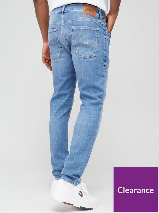 stillFront image of tommy-jeans-austin-slim-tapered-jeans-blue