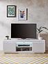  image of very-home-kara-tv-unit-with-led-strip-light-fits-up-to-55-inch-tv-white
