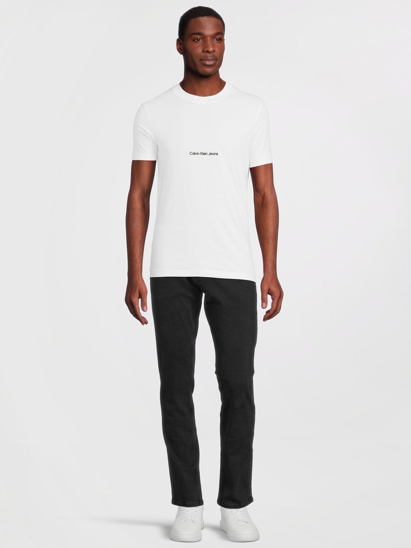 Calvin Klein Jeans INSTITUTIONAL T-SHIRT Black - Free delivery