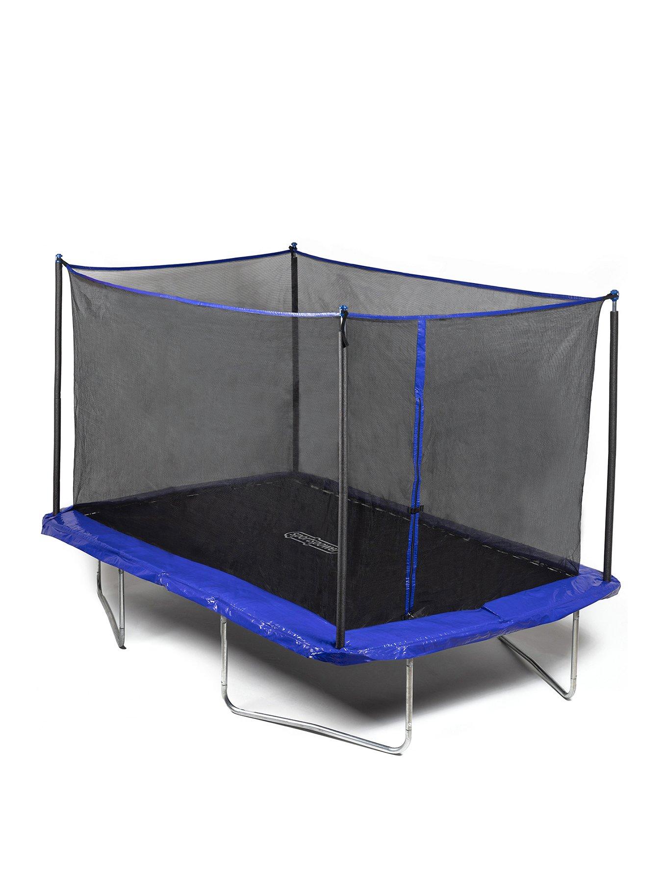 Sportspower 10x8ft Bounce Pro Rectangular Trampoline with Safety Enclosure littlewoods