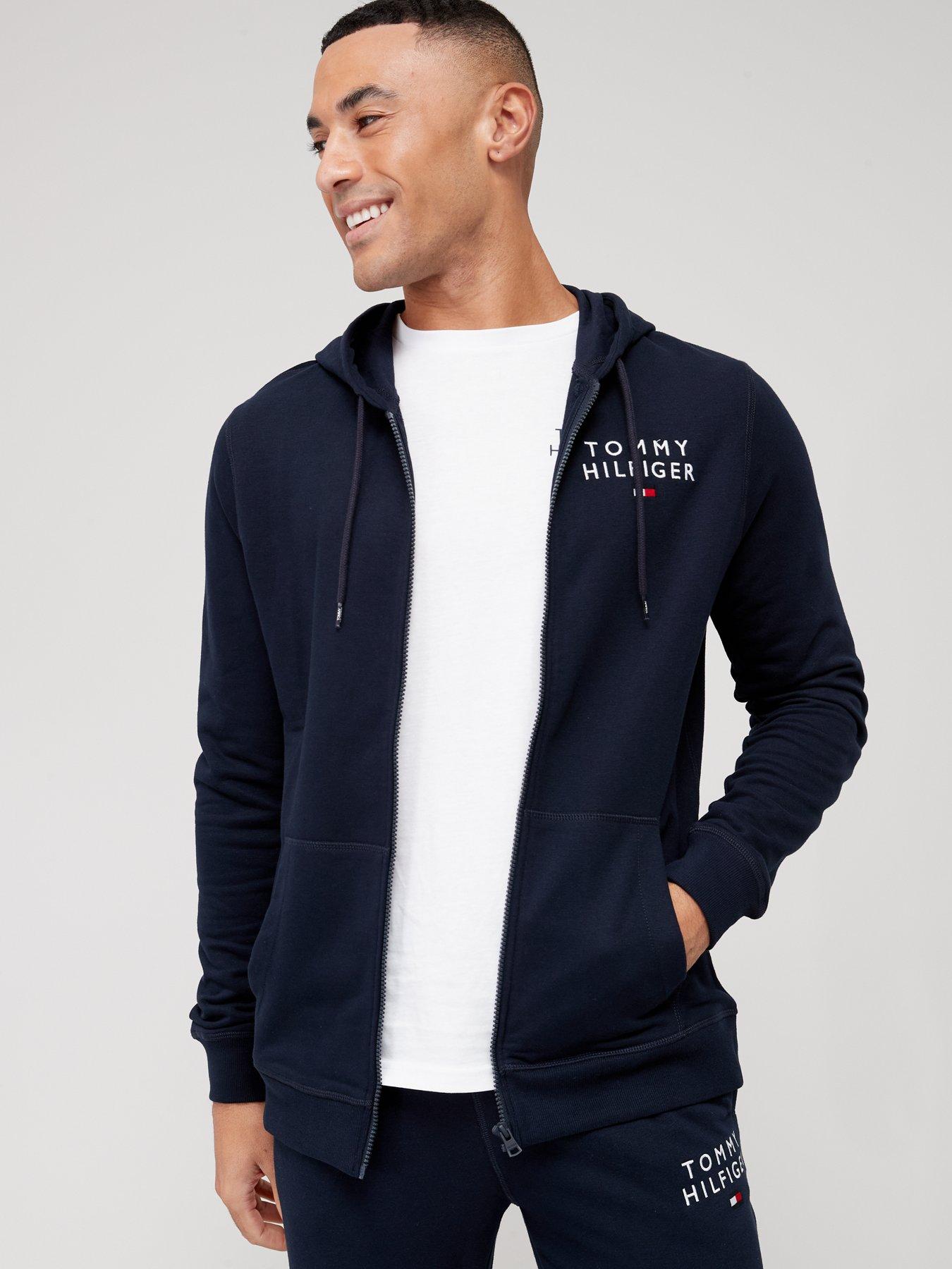 tommy-hilfiger-zip-thru-hooded-loungewear-top-navy