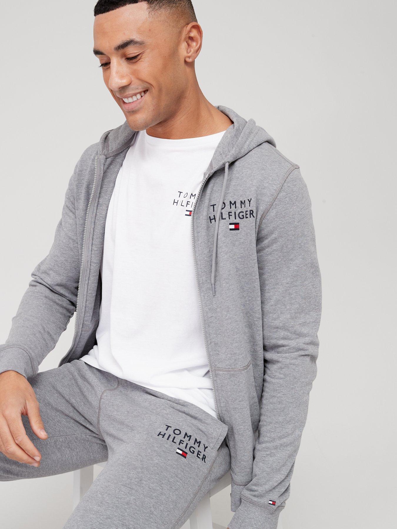  image of tommy-hilfiger-loungewear-pants-grey
