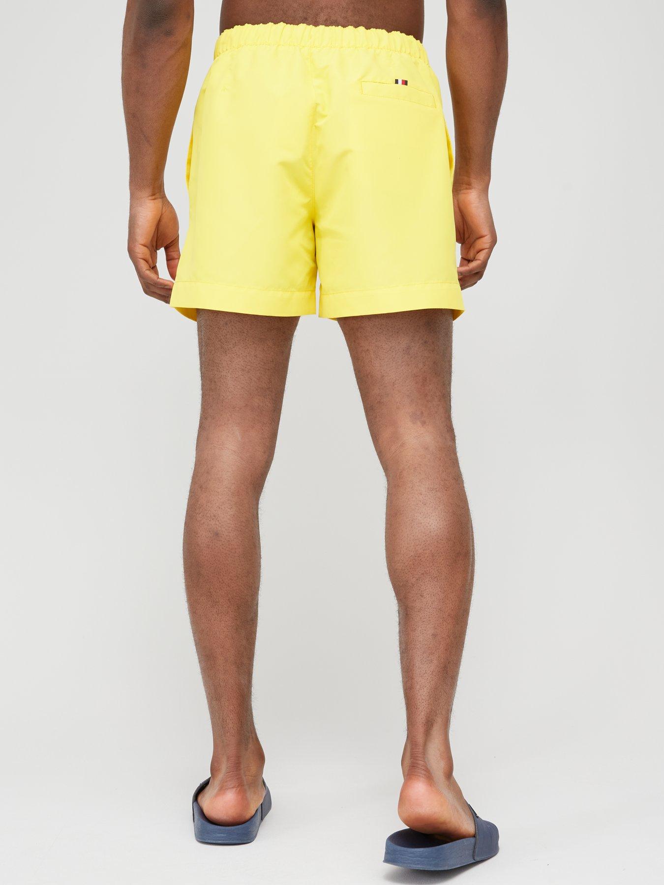 Yellow tommy hilfiger swim on sale trunks