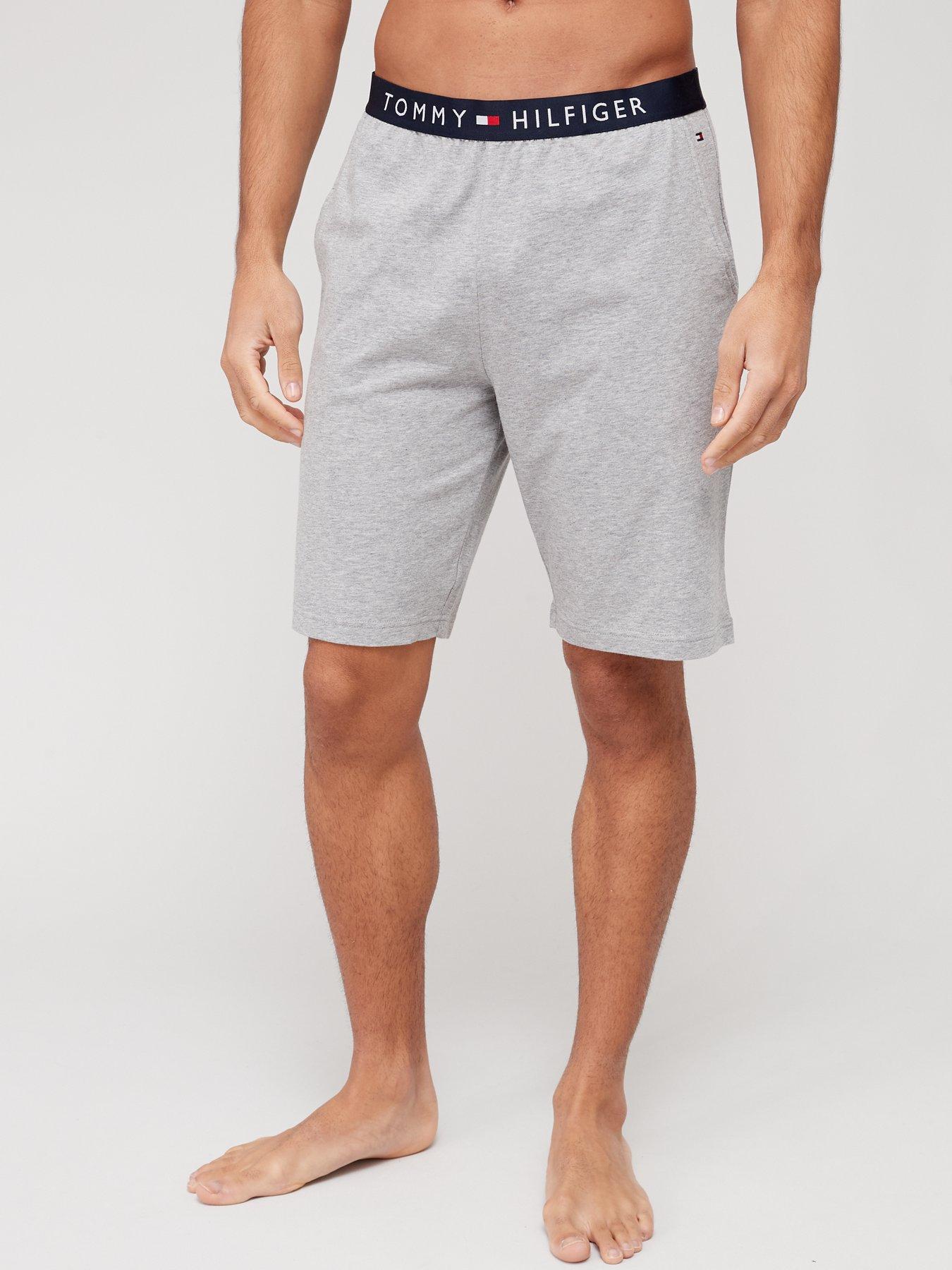 Tommy Hilfiger Jersey Loungewear Shorts - Light Grey