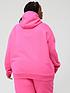  image of pink-soda-vicente-overhead-hoodie-plus-size-bright-pink