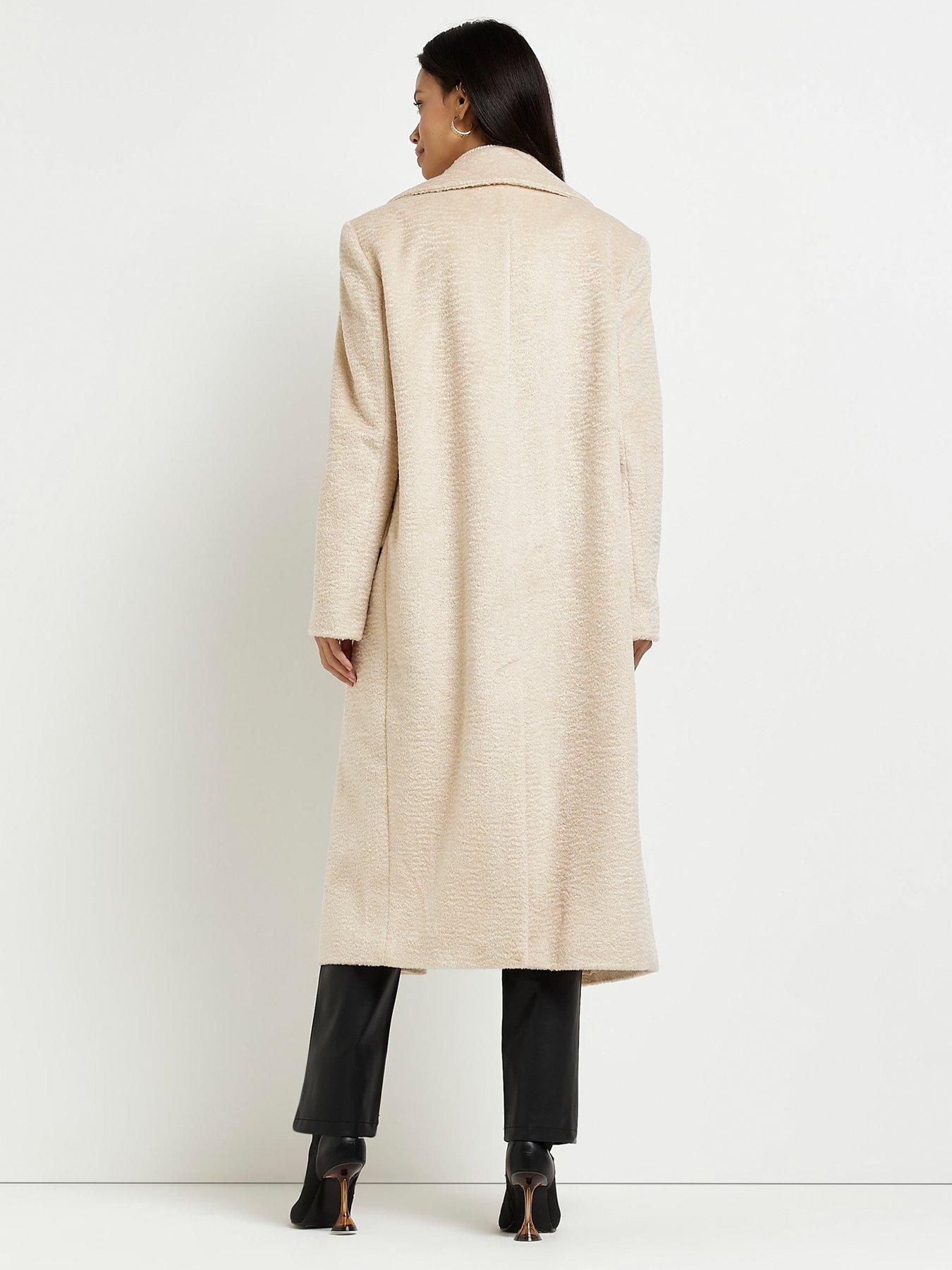 River island best sale cream coat