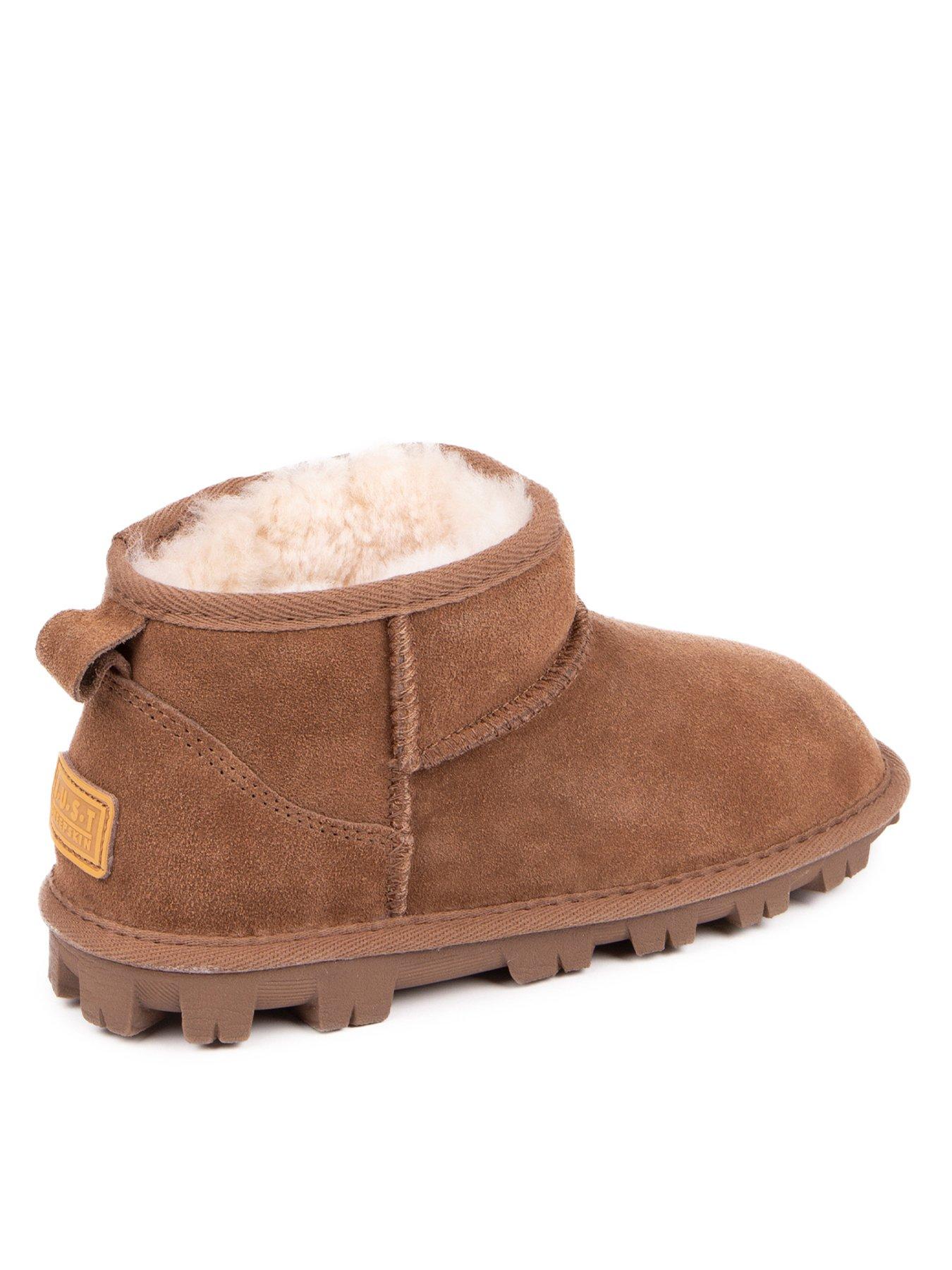  image of just-sheepskin-grace-mini-boots-brown