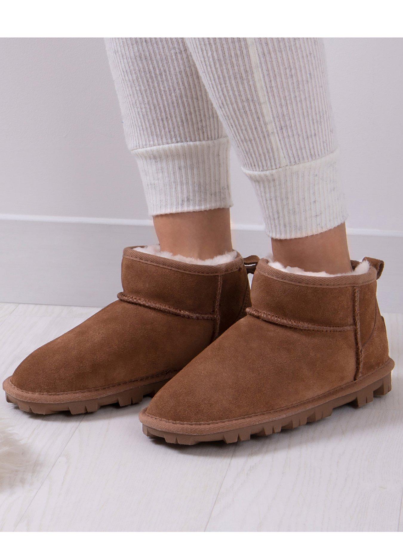  image of just-sheepskin-grace-mini-boots-brown