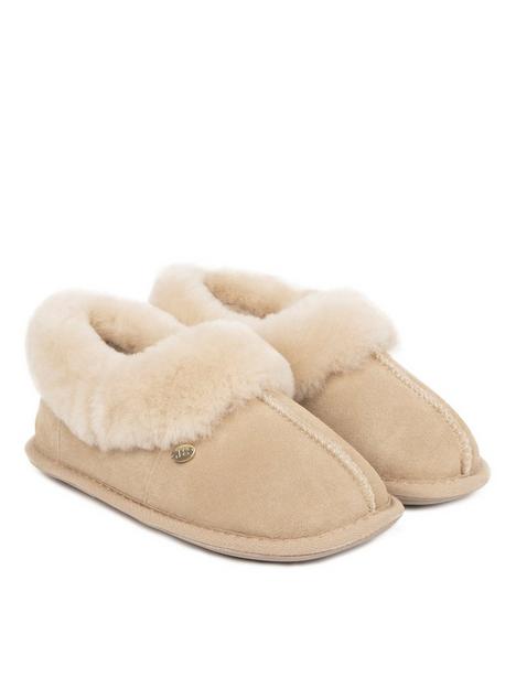 just-sheepskin-classic-ladies-slippers-brown