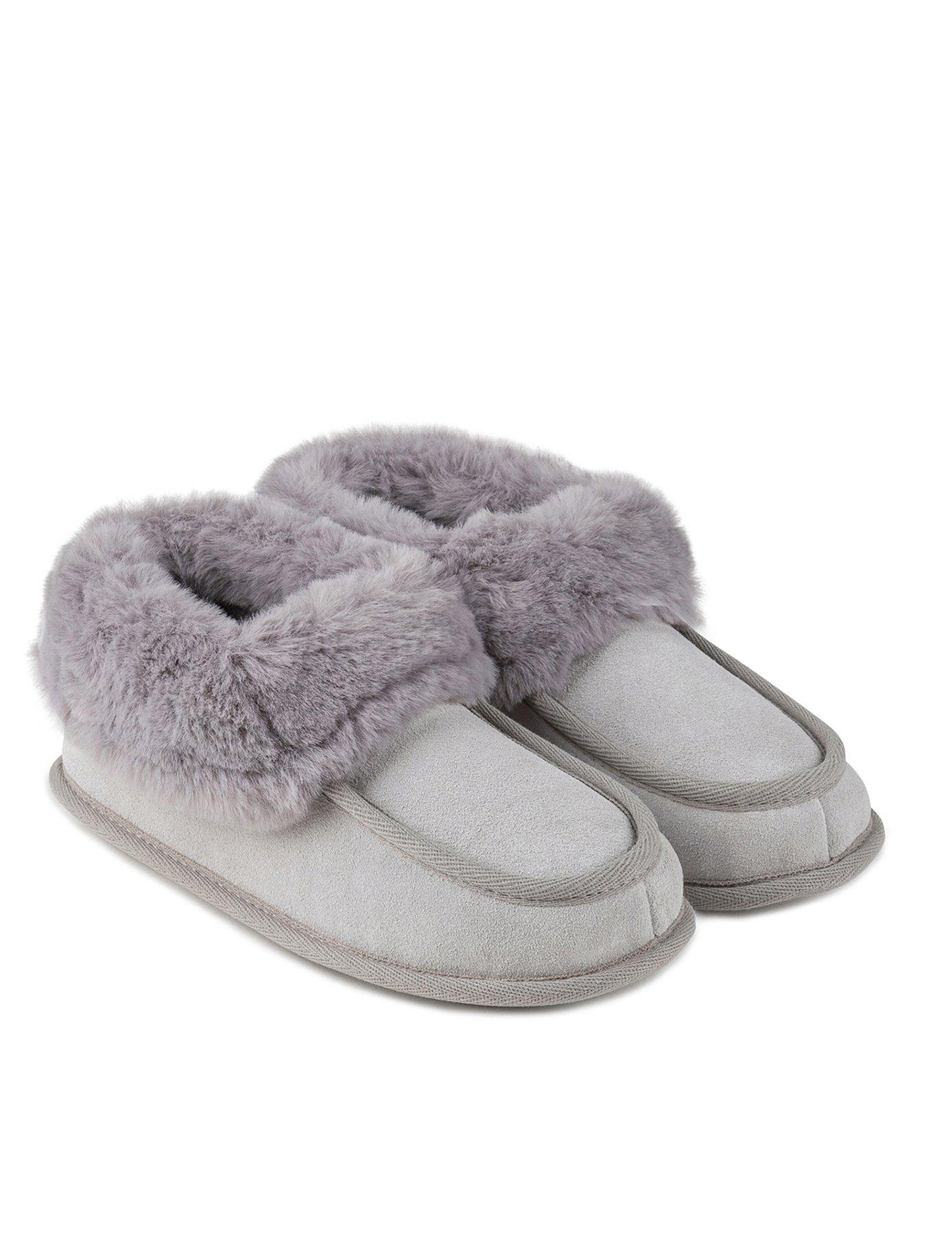 Womens moccasin on sale bootie slippers