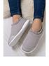  image of totes-isotoner-ladies-iso-flex-bootie-slippers-grey