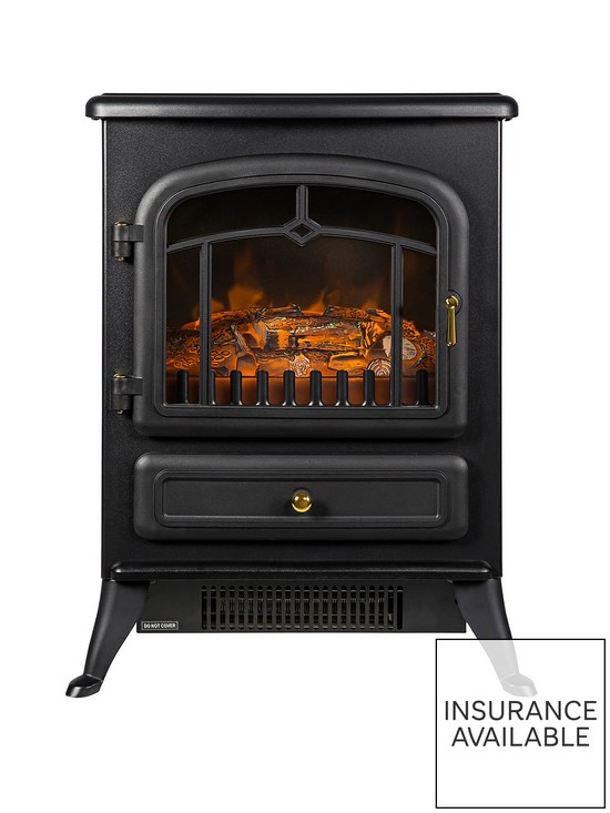 front image of russell-hobbs-rhefstv1002b-185kw-black-electric-stove-fire