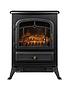  image of russell-hobbs-rhefstv1002b-185kw-black-electric-stove-fire