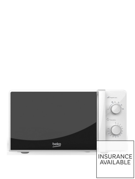 front image of beko-solo-microwave-white-20l