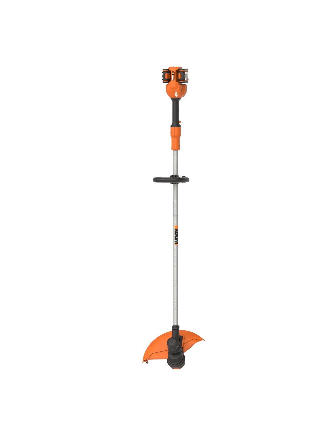 Image 2 of 7 of Worx 40V PowerShare 33cm Cordless Grass Trimmer with x2 2.0Ah Batteries &amp; Charger