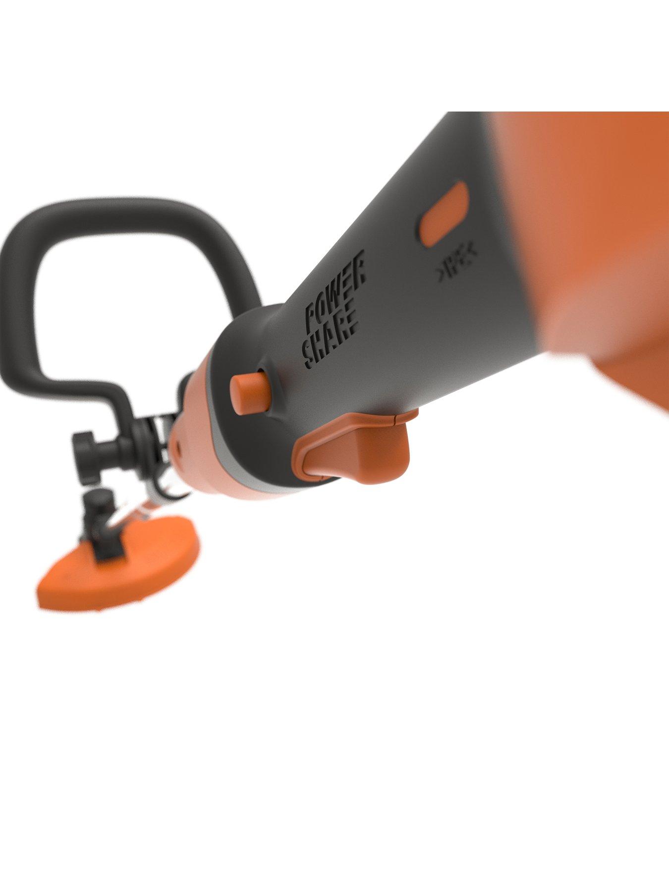 Image 3 of 7 of Worx 40V PowerShare 33cm Cordless Grass Trimmer with x2 2.0Ah Batteries &amp; Charger