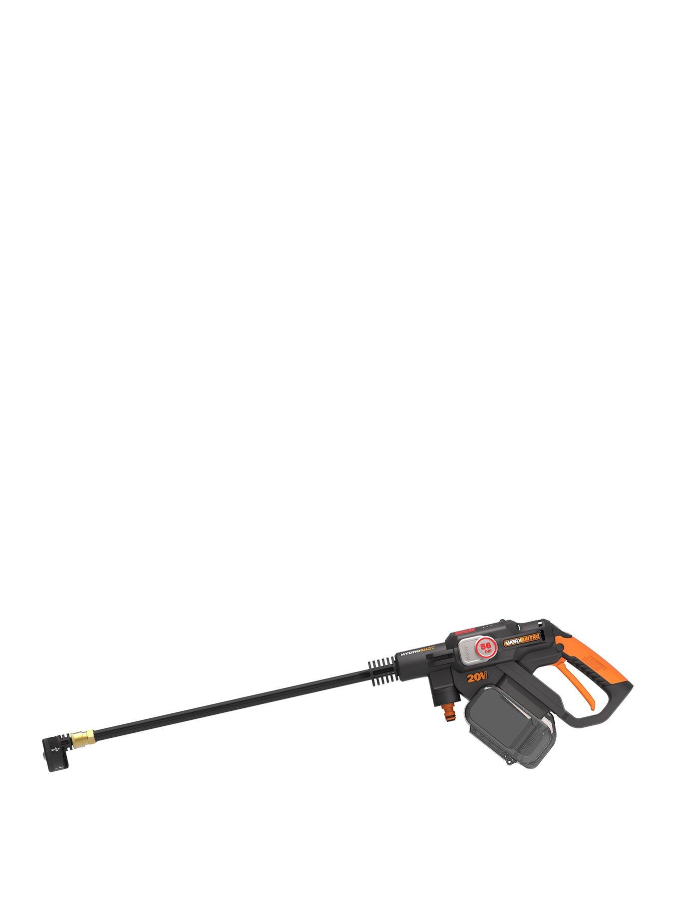 Worx 20V PowerShare Cordless Brushless Hydroshot Pressure Cleaner 56Bar with x1 4.0Ah Battery  &  Charger