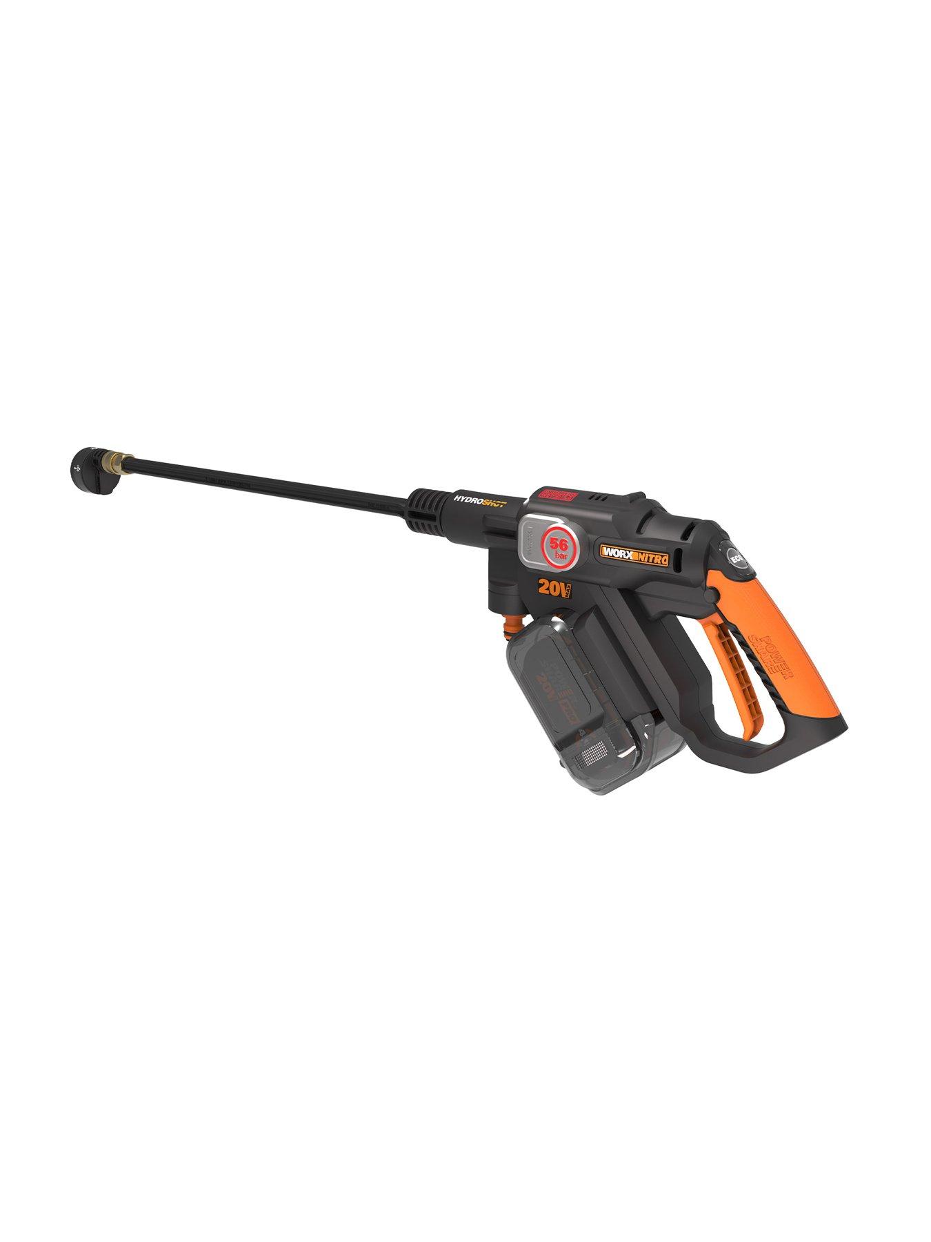 Image 2 of 5 of Worx 20V PowerShare Cordless Brushless Hydroshot Pressure Cleaner 56Bar with x1 4.0Ah Battery &amp; Charger