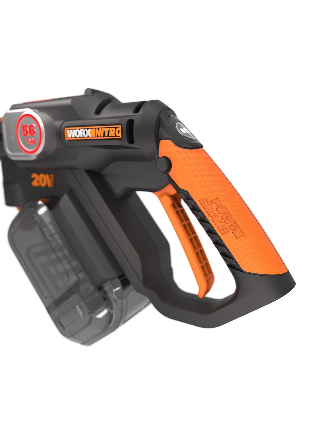 Image 4 of 5 of Worx 20V PowerShare Cordless Brushless Hydroshot Pressure Cleaner 56Bar with x1 4.0Ah Battery &amp; Charger