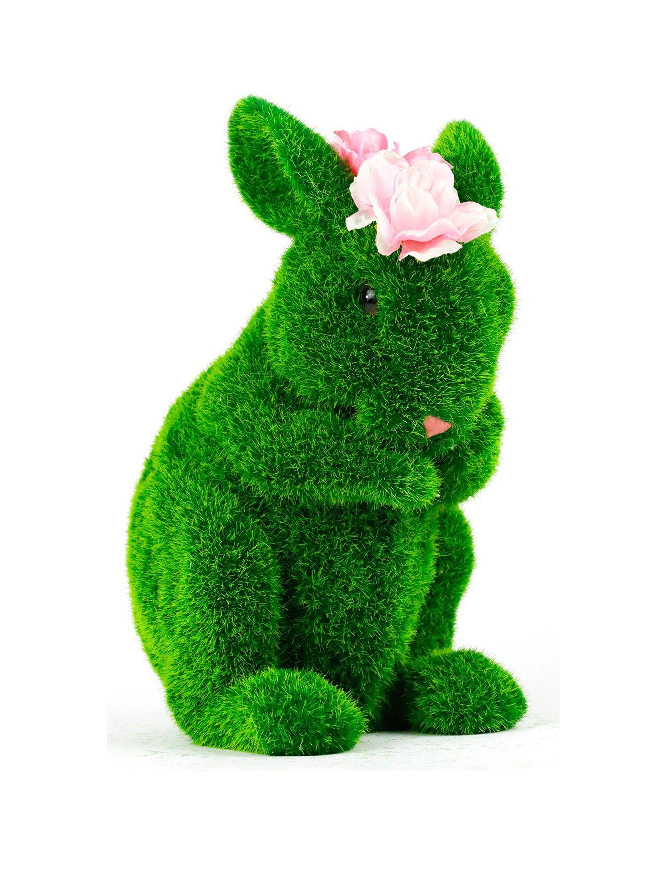  image of streetwize-green-flock-springnbsprabbit-cleaning-face