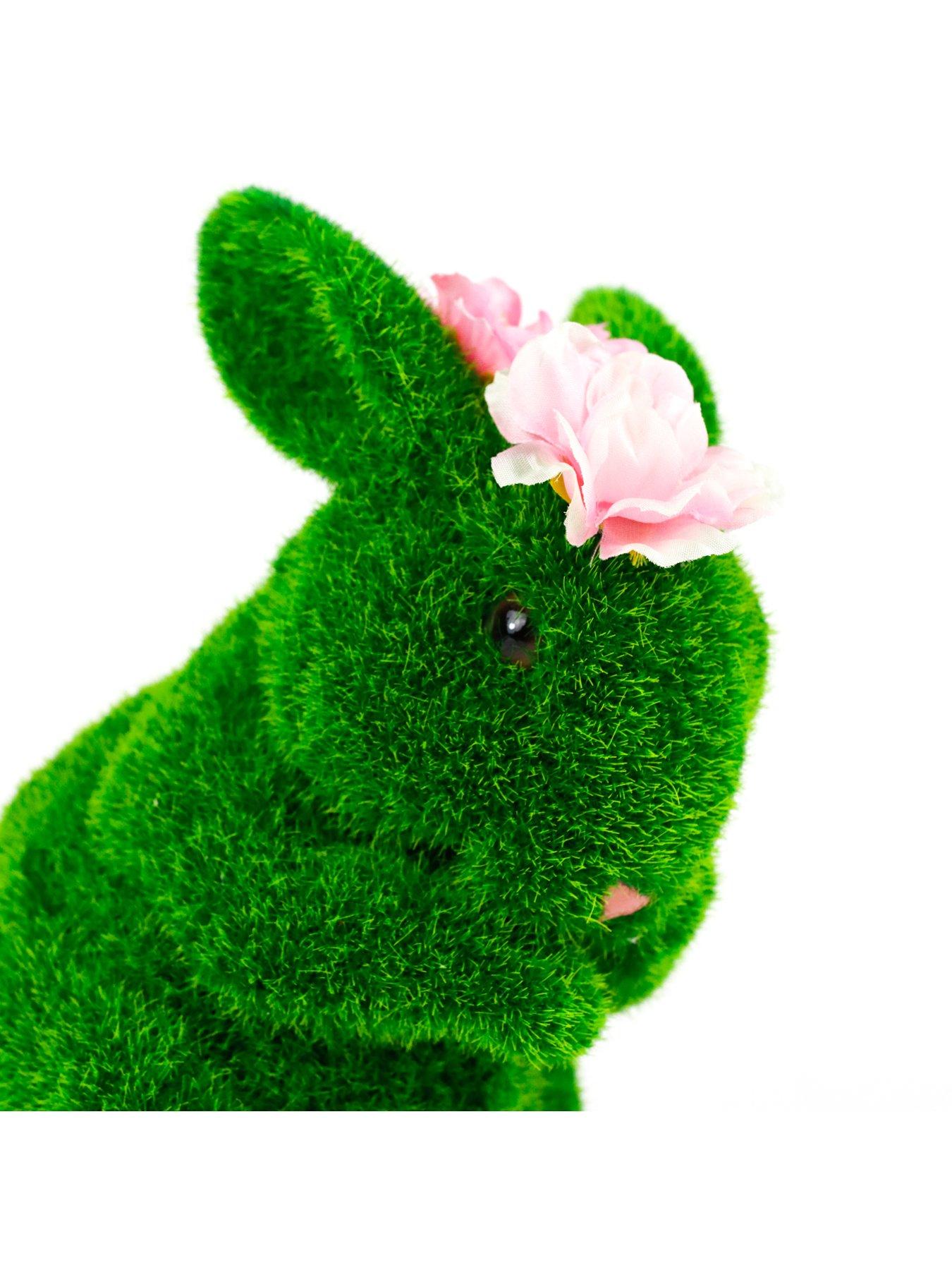  image of streetwize-green-flock-springnbsprabbit-cleaning-face