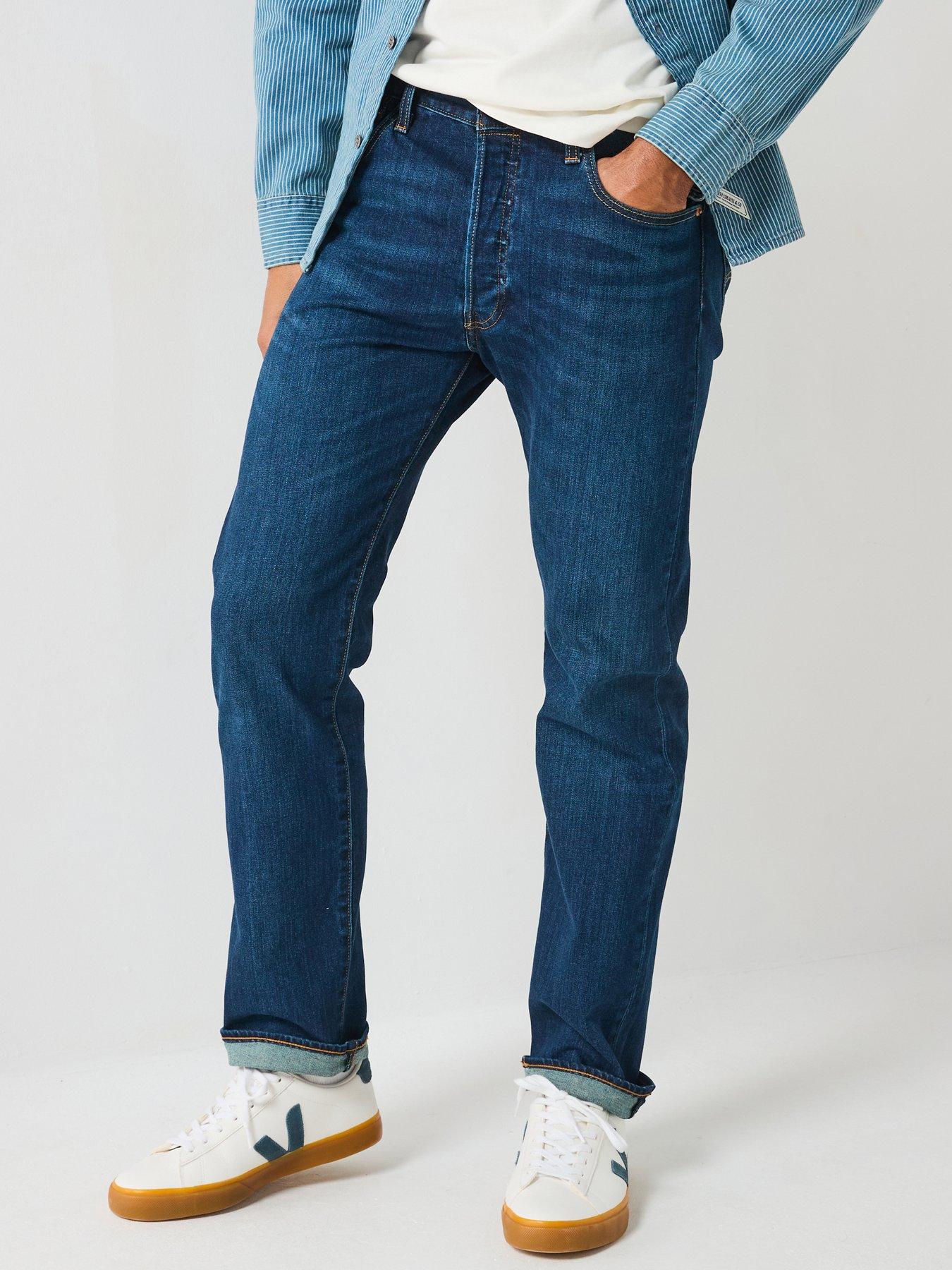 Levi's Plus 414 Classic Straight-Leg Island Rinse Jeans