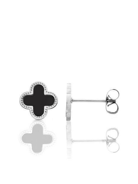 say-it-with-diamonds-luck-collection-earrings-stainless-steel-silver-black