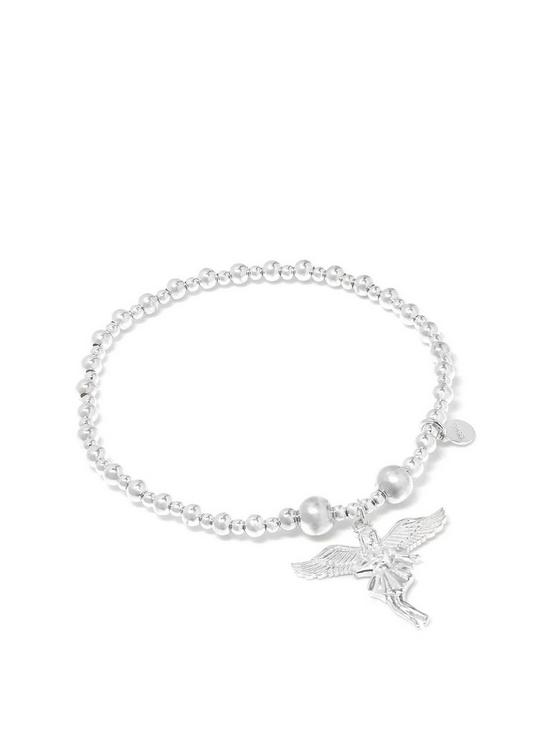 front image of say-it-with-diamonds-angle-of-dreams-bracelet-sterling-silver